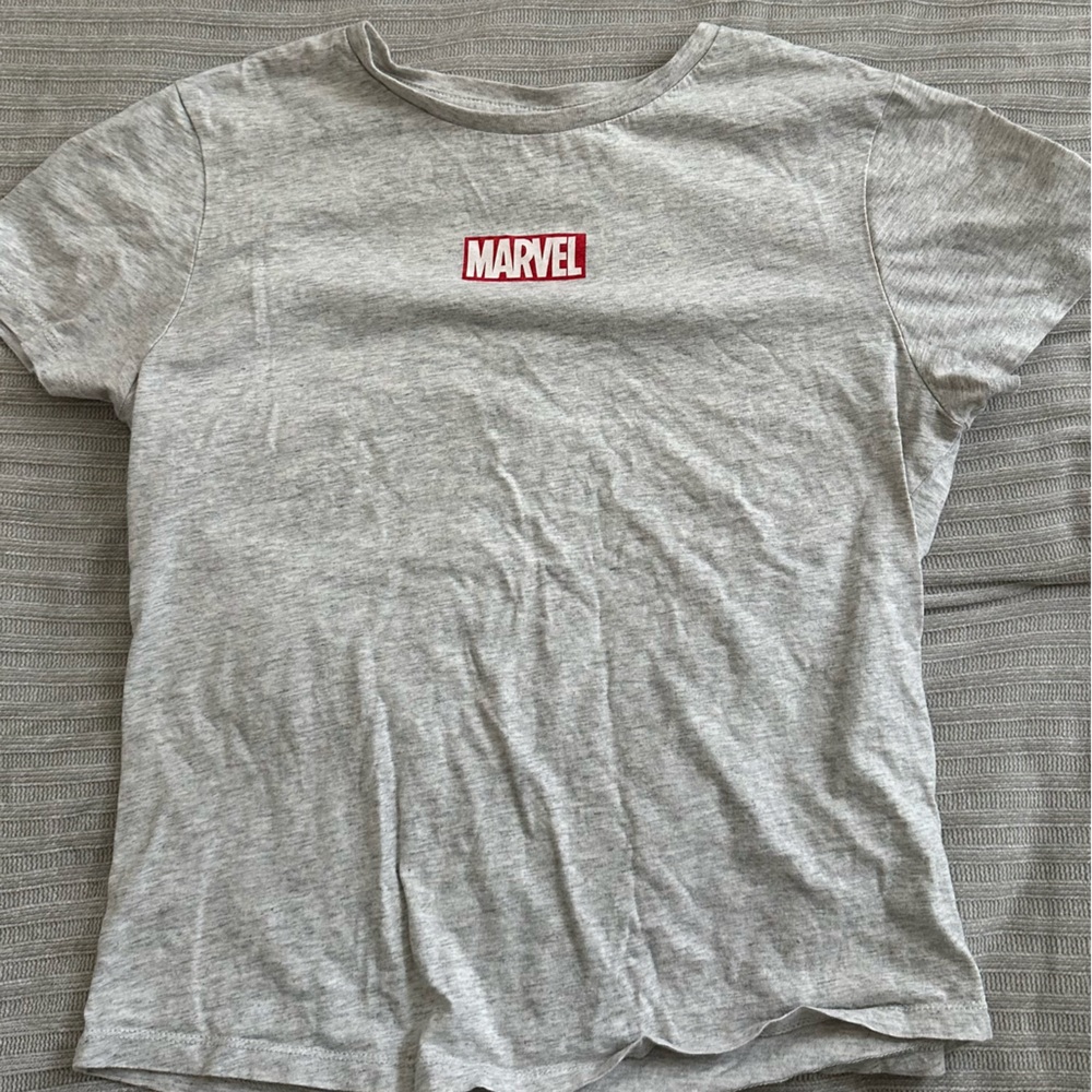 Disneyland Marvel Heather Gray Tee